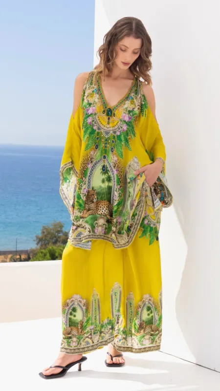 GOLDEN PALMS TROUSER sold by Czarina