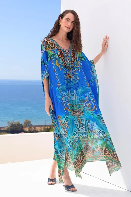 BOHO BLUES MEDIUM KAFTAN sold by Czarina