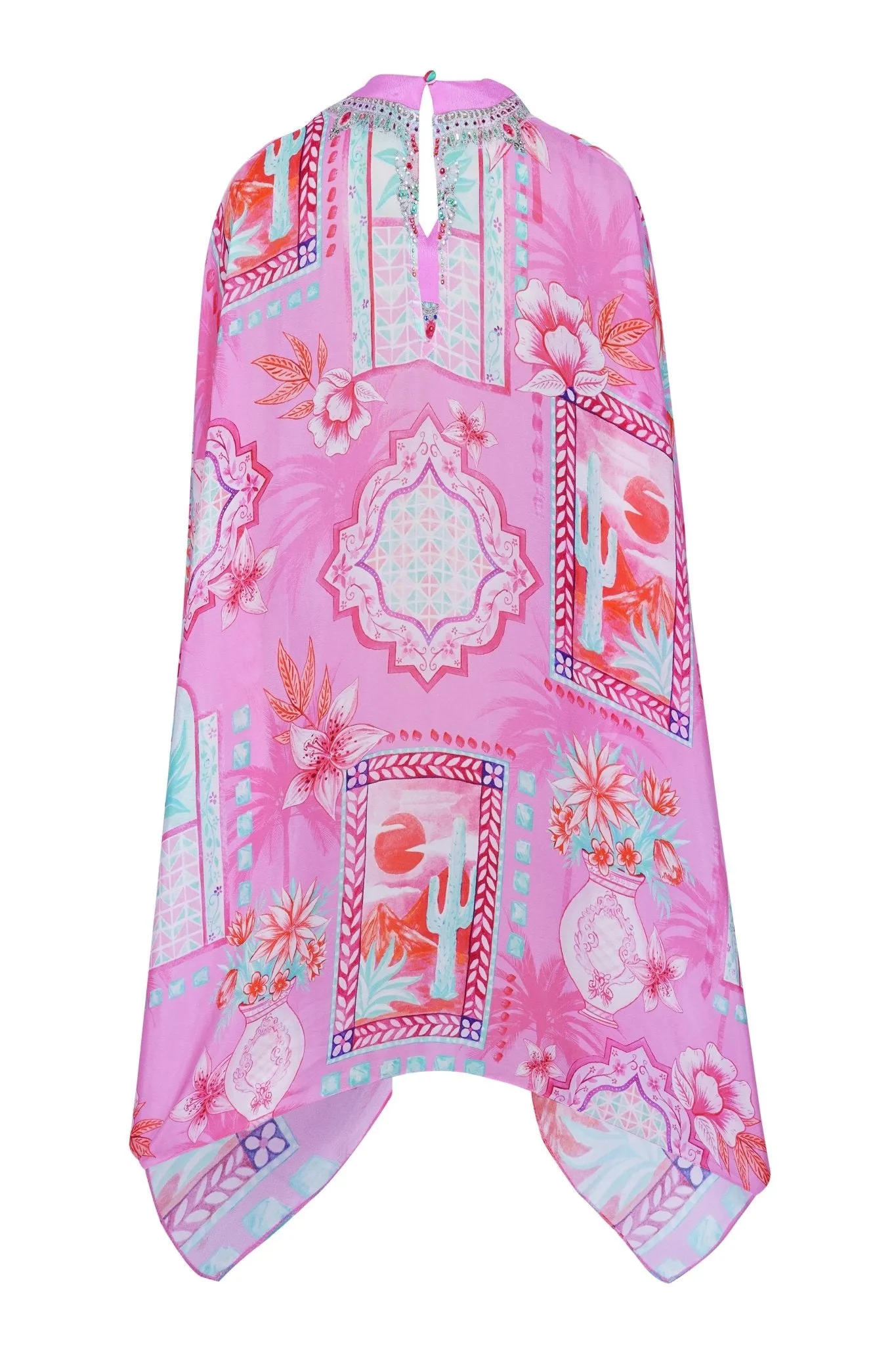 PINK BOHO KAFTAN TOP sold by Czarina product image thumbnail 2