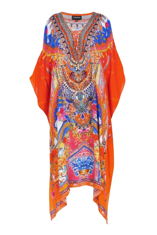CARNIVAL SPIRIT SHORT KAFTAN sold by Czarina