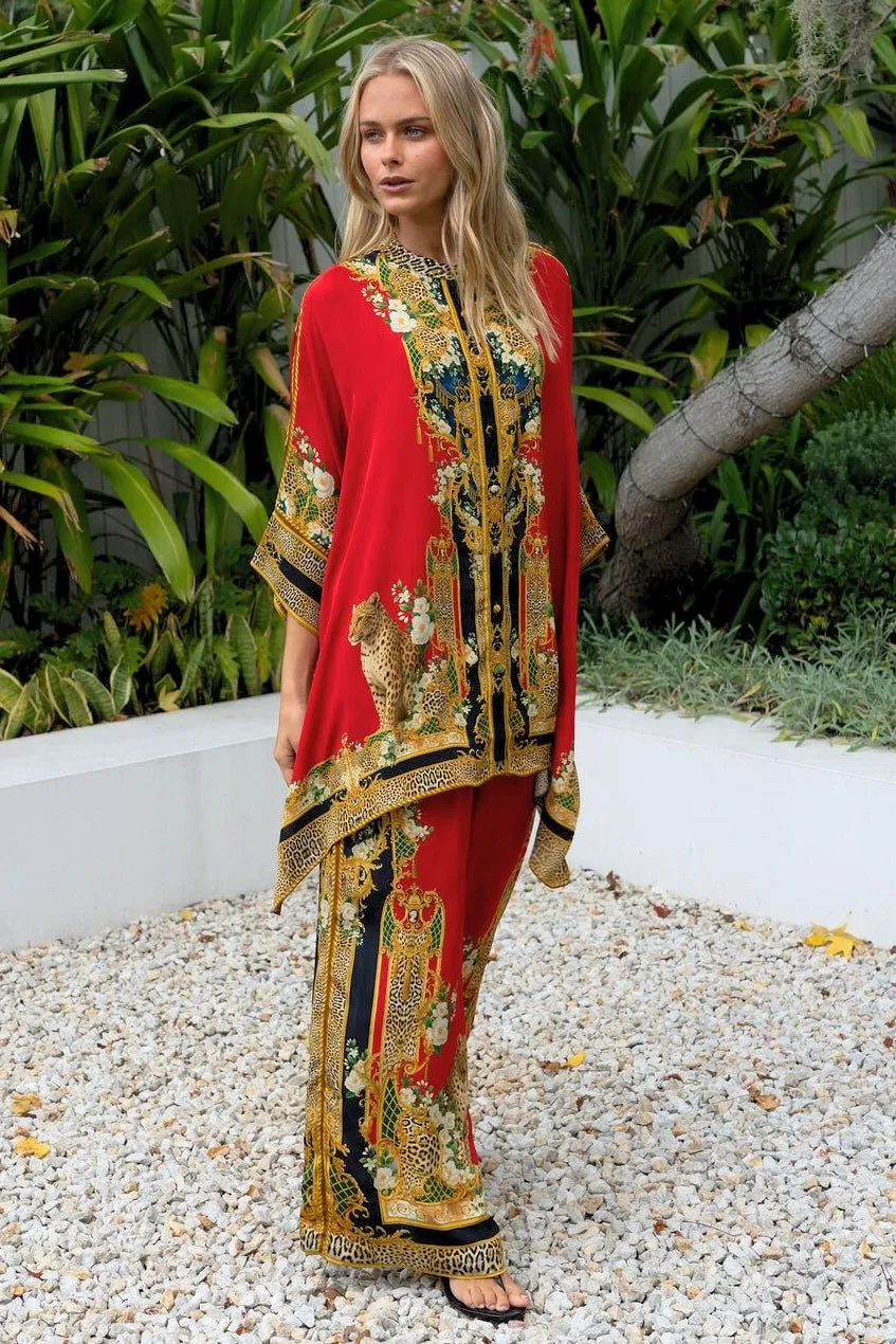 QUEEN OF THE WILD KAFTAN TOP W SLEEVES sold by Czarina product image thumbnail 4
