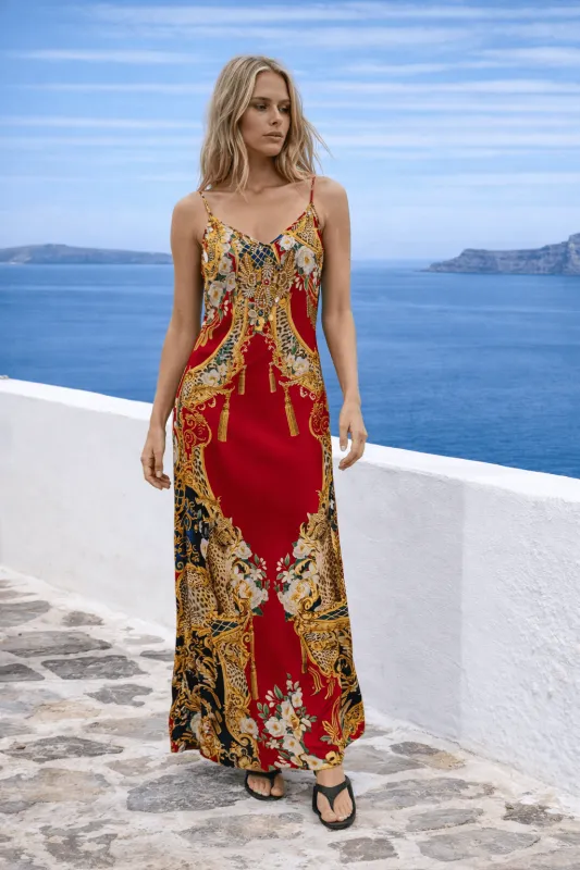 Queen Of The Wild Vn Slip Dress made by Czarina