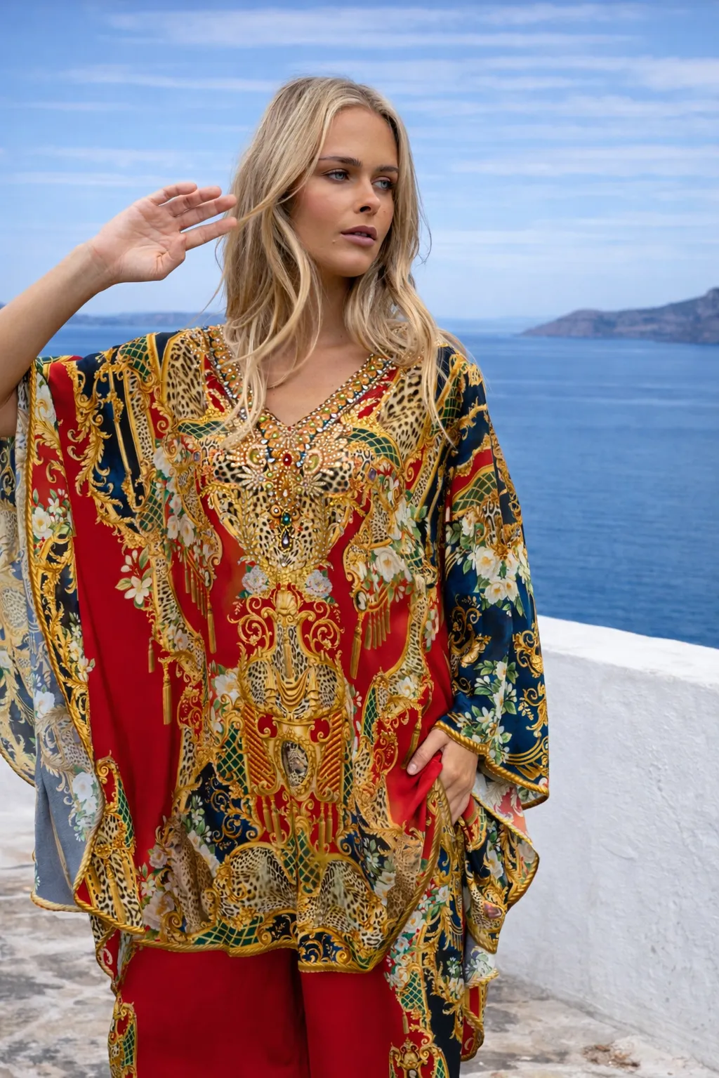 Queen of the Wild Kaftan Dress sold by Czarina
