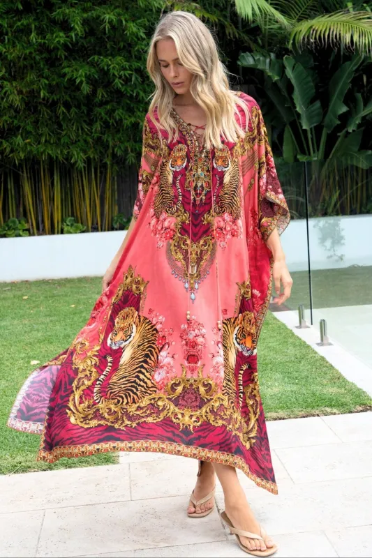 PINK TIGRESS MEDIUM KAFTAN sold by Czarina