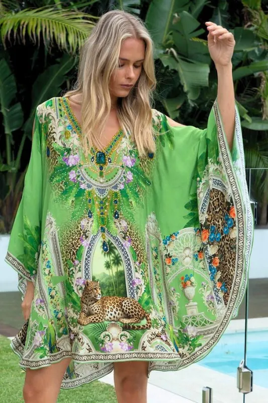PALM PARADISE KAFTAN DRESS made by Czarina
