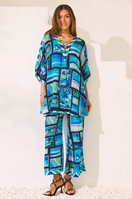 Postcards Palazzo Pants sold by Czarina