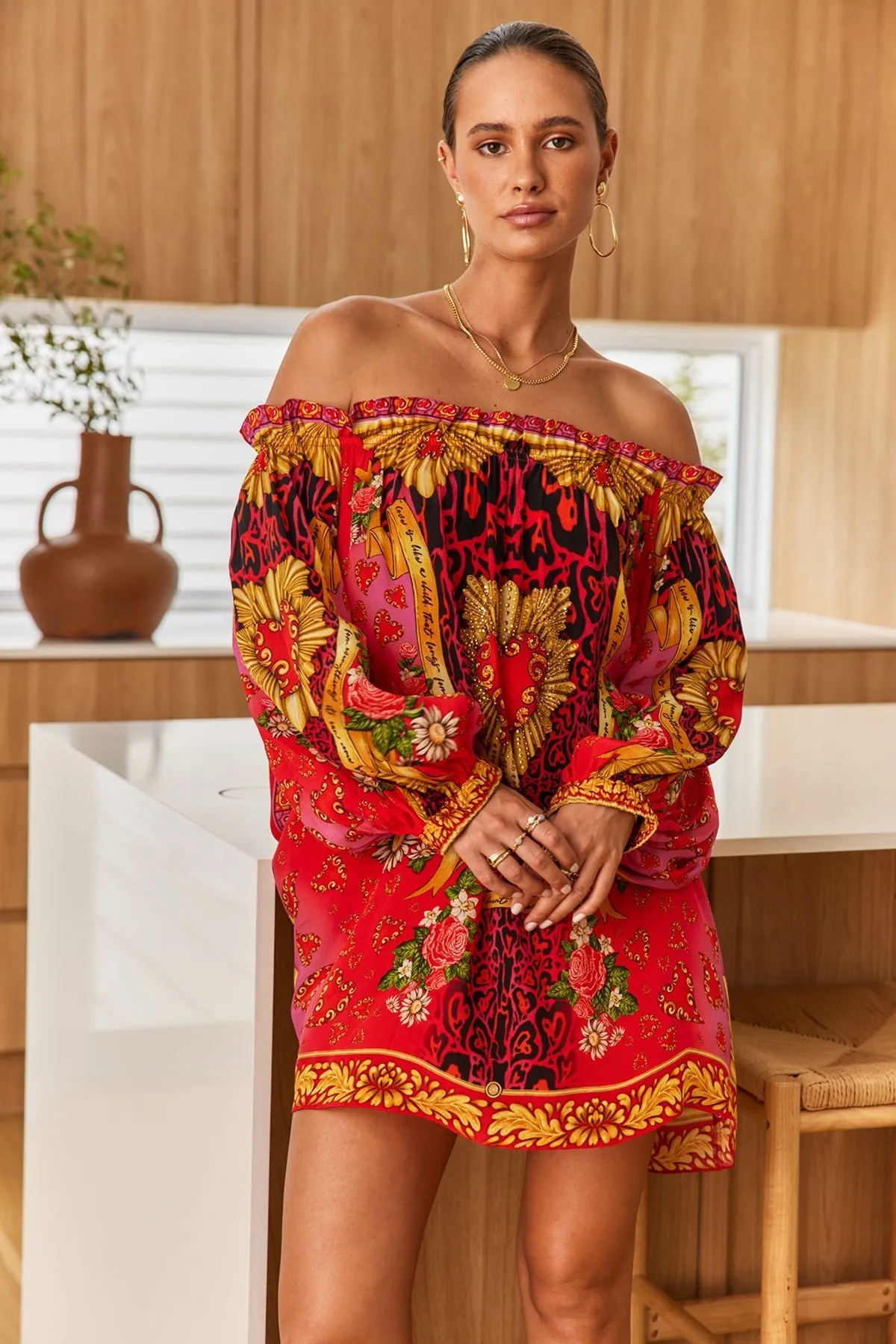 LOVE YOU FOREVER OFF SHOULDER TOP sold by Czarina