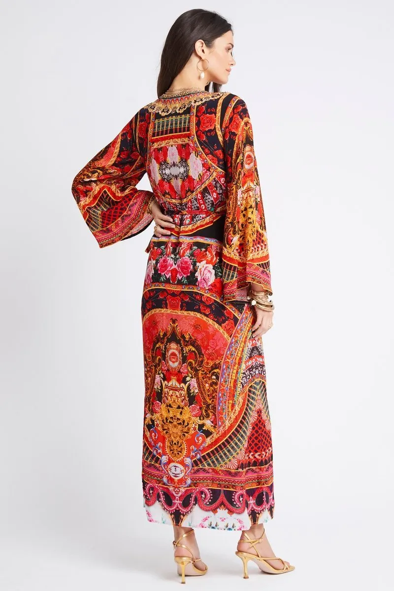 SHE WAS POWERFUL WRAP DRESS sold by Czarina product image thumbnail 4