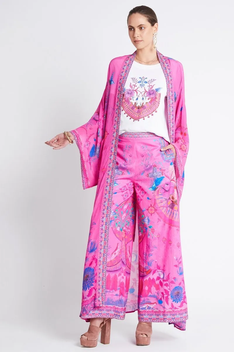 PINK FEELING WIDE-LEG PANTS sold by Czarina product image thumbnail 3