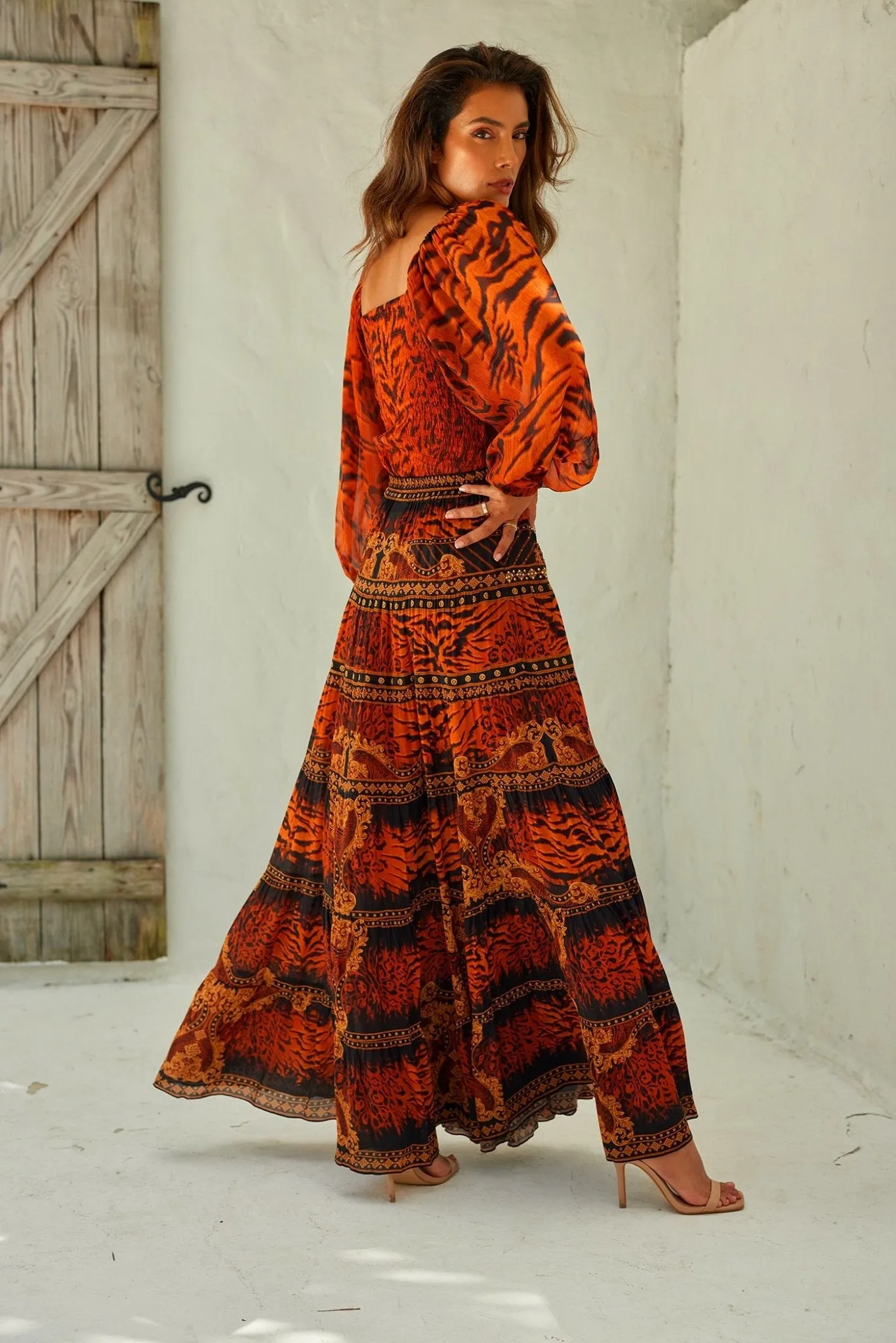 TIGRESS MAXI SKIRT sold by Czarina product image thumbnail 4