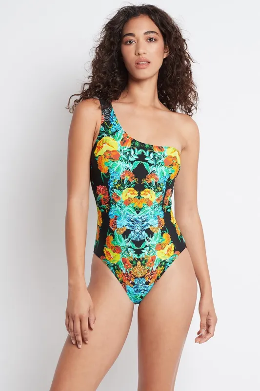 Cuban Nights One Shoulder Swimsuit sold by Czarina