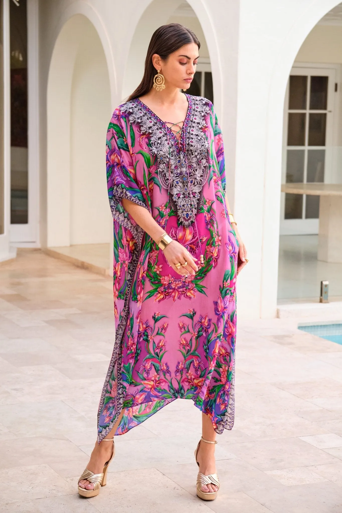 PINK RADIANCE MEDIUM KAFTAN sold by Czarina product image thumbnail 3