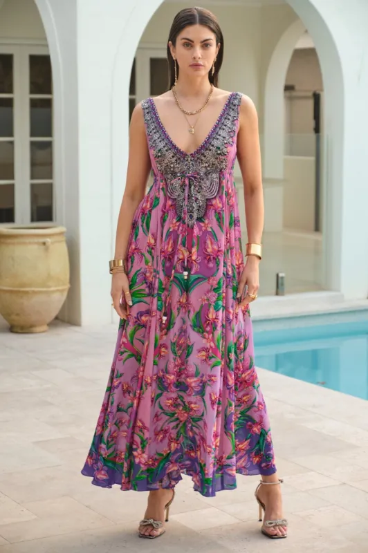 PINK RADIANCE MAXI DRESS sold by Czarina
