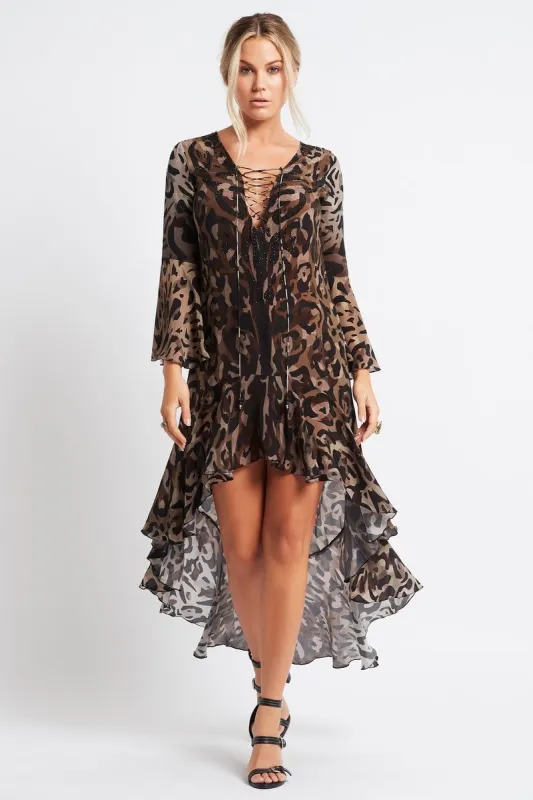 QUEEN OF THE TRIBE HI LOW W SLEEVES sold by Czarina