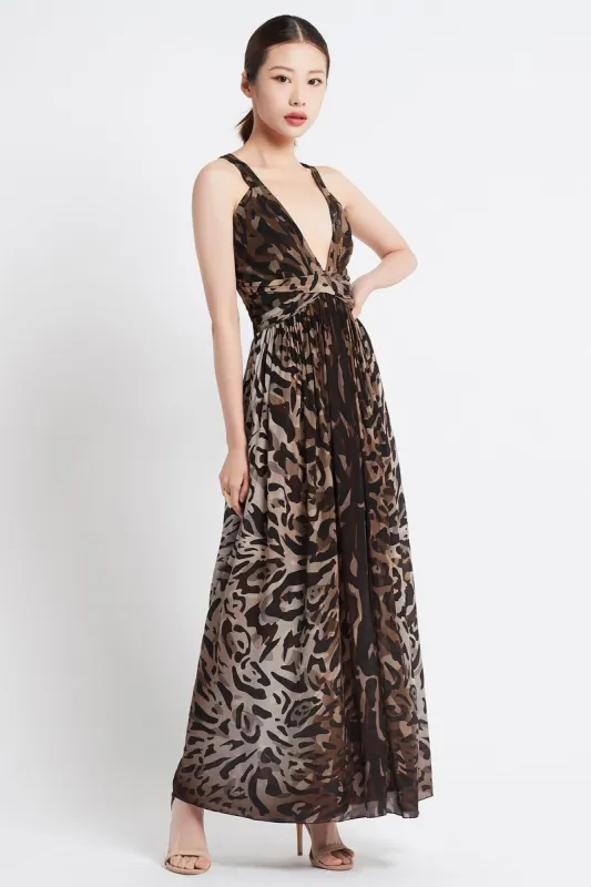 QUEEN OF THE TRIBE V-NECK LONG SLEEVELESS DRESS sold by Czarina