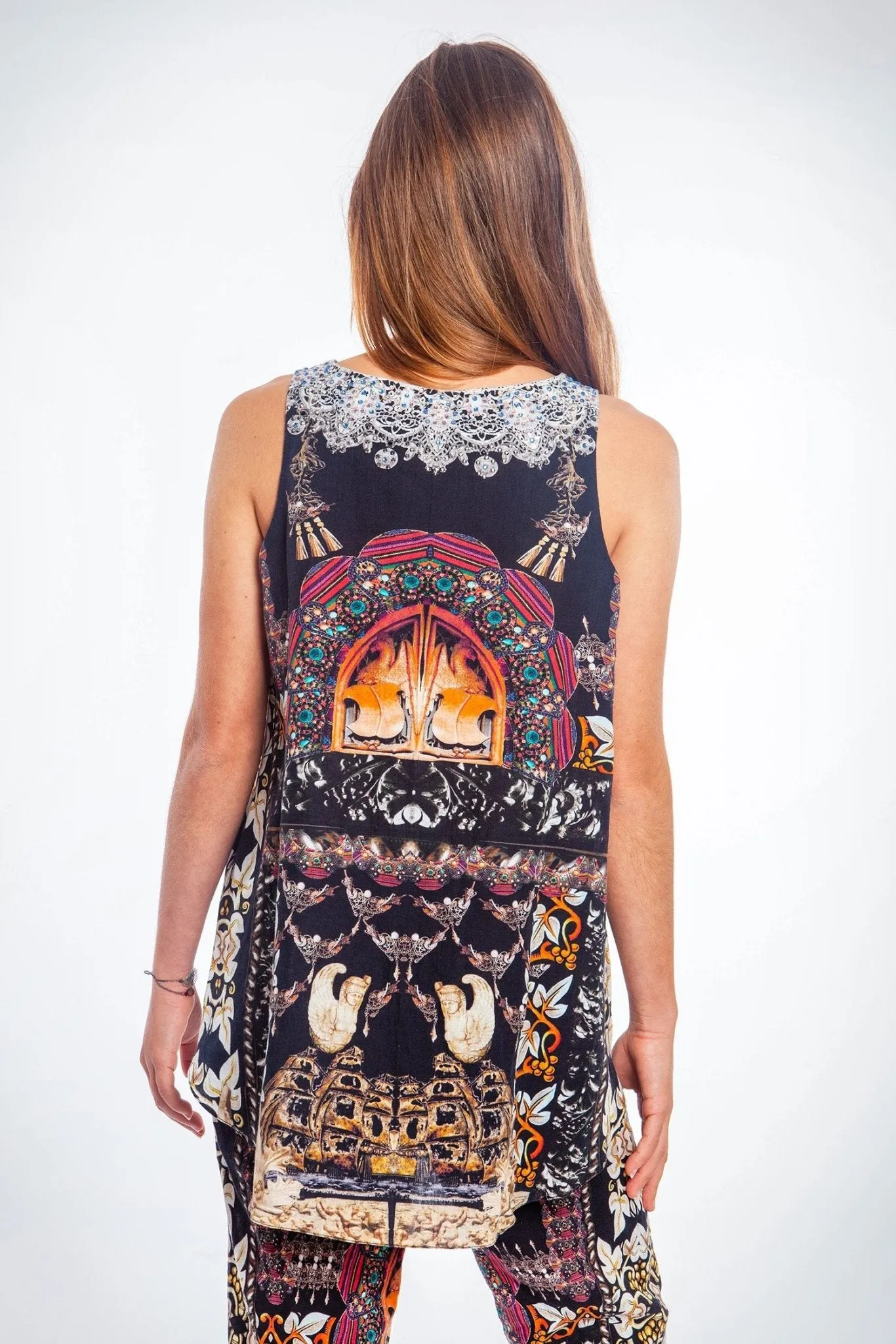 Enchanted V-Neck Tank Top sold by Czarina product image thumbnail 2