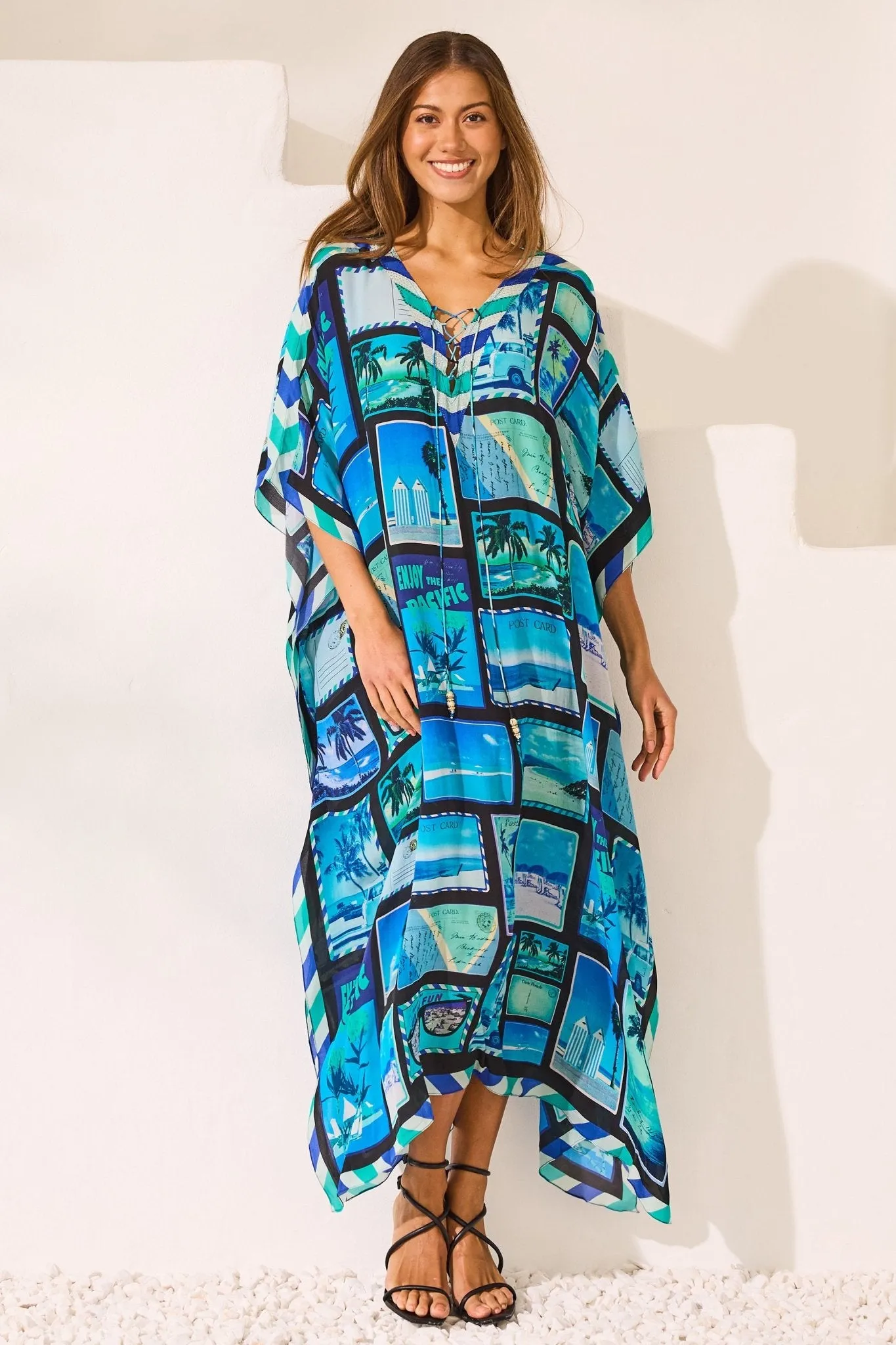 Postcards Medium Kaftan sold by Czarina