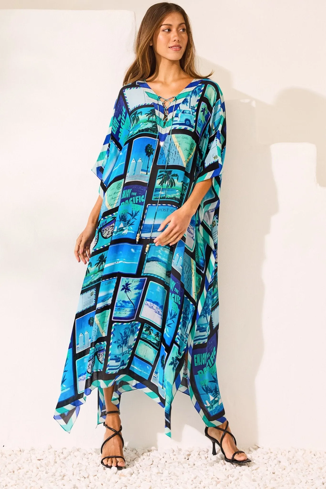 Postcards Medium Kaftan sold by Czarina product image thumbnail 2
