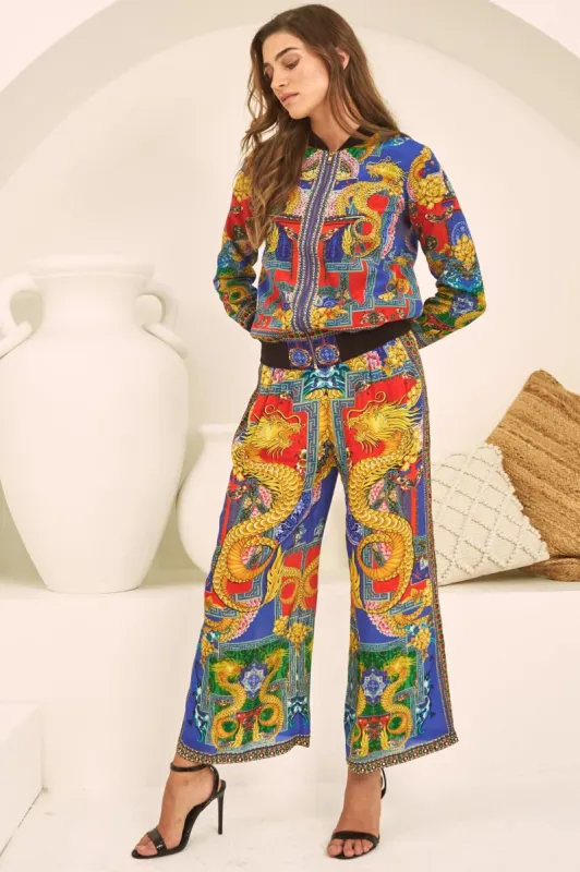 KINGDOM OF DRAGONS PALAZZO PANTS sold by Czarina