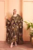 GOLDEN GIRL ROUND NECK LONG KAFTAN sold by Czarina