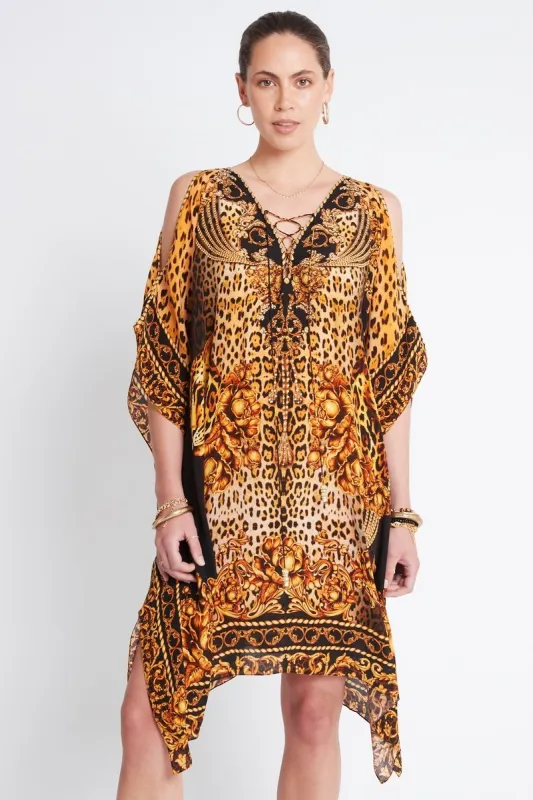 GOLDEN LADY SHORT KAFTAN W SLIT made by Czarina