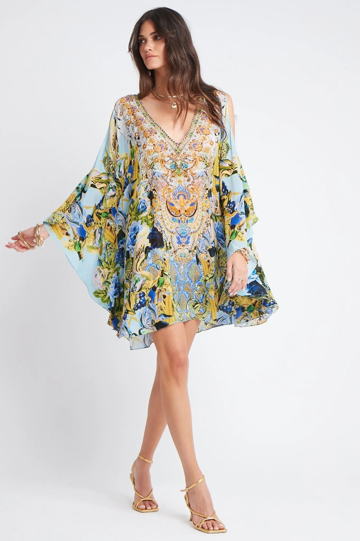 SUMMER BLUES KAFTAN DRESS sold by Czarina product image thumbnail 2