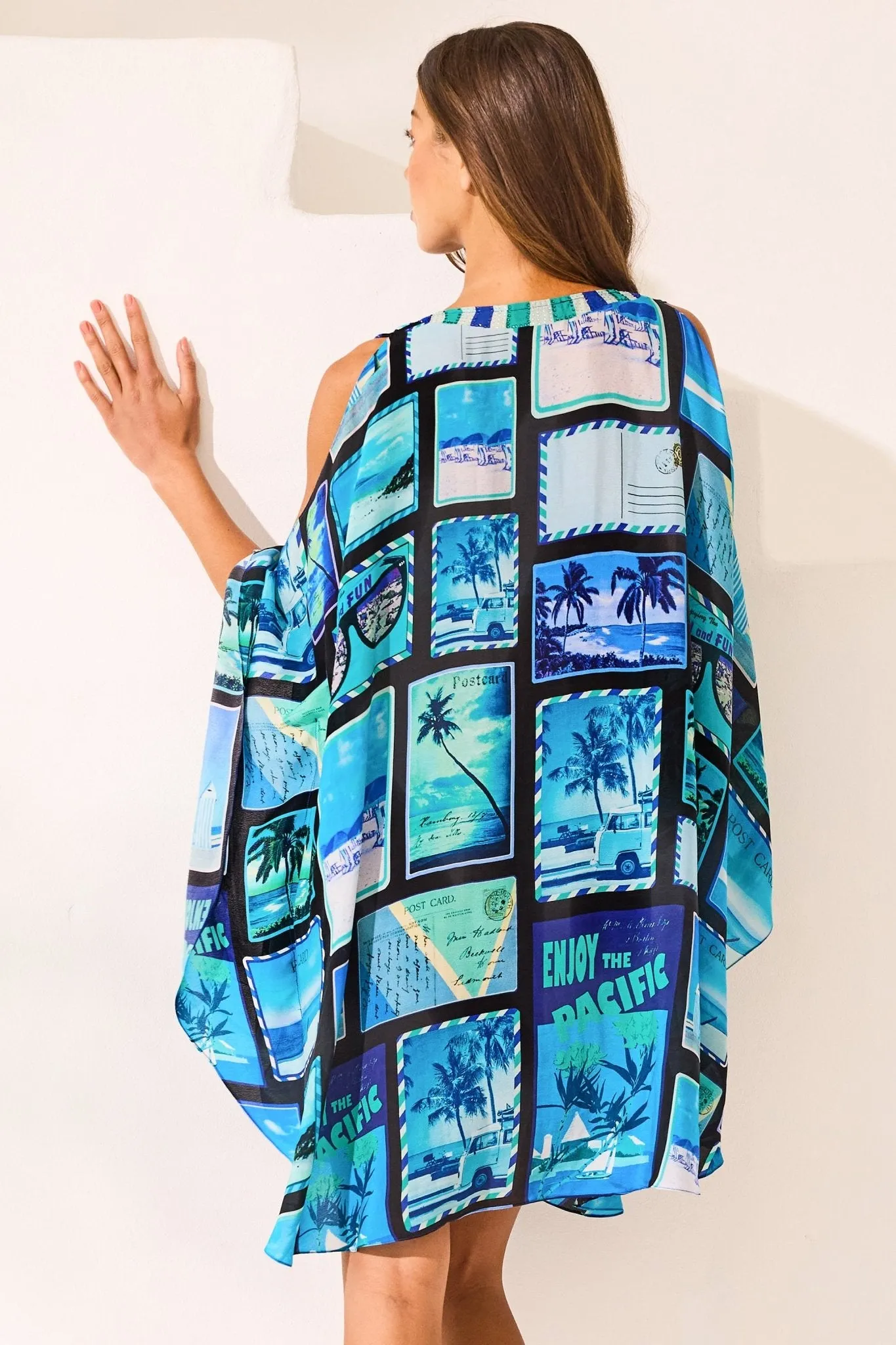 Postcards Kaftan Dress sold by Czarina product image thumbnail 4
