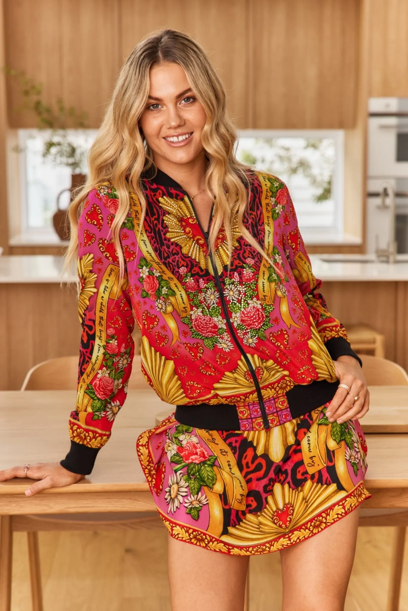 LOVE YOU FOREVER BOMBER JACKET sold by Czarina