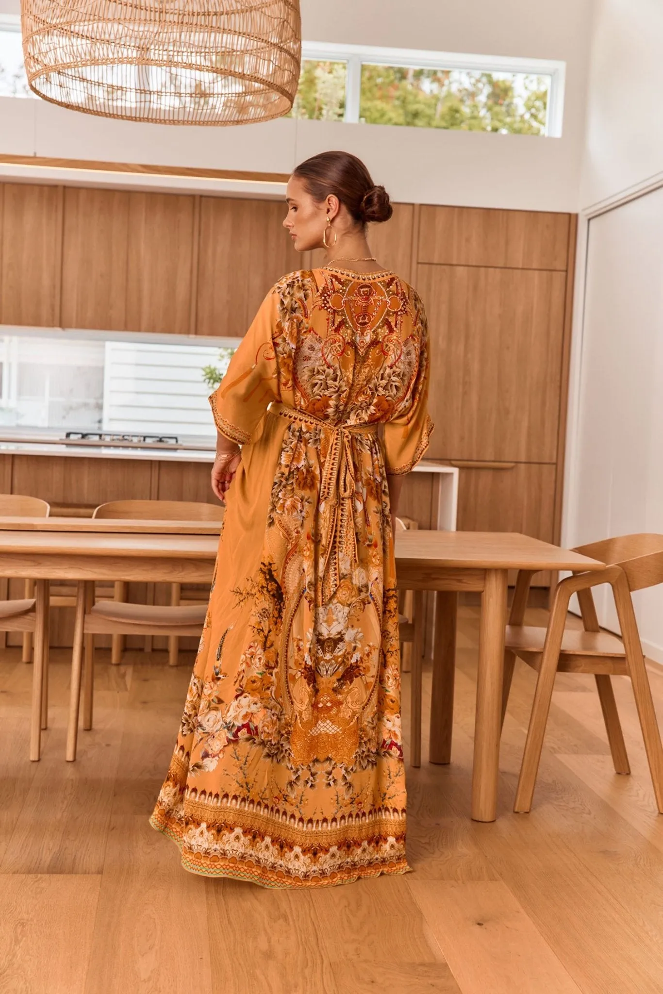 YOU ARE MY SUNSHINE MAXI DRESS W FITTED WAIST sold by Czarina product image thumbnail 4