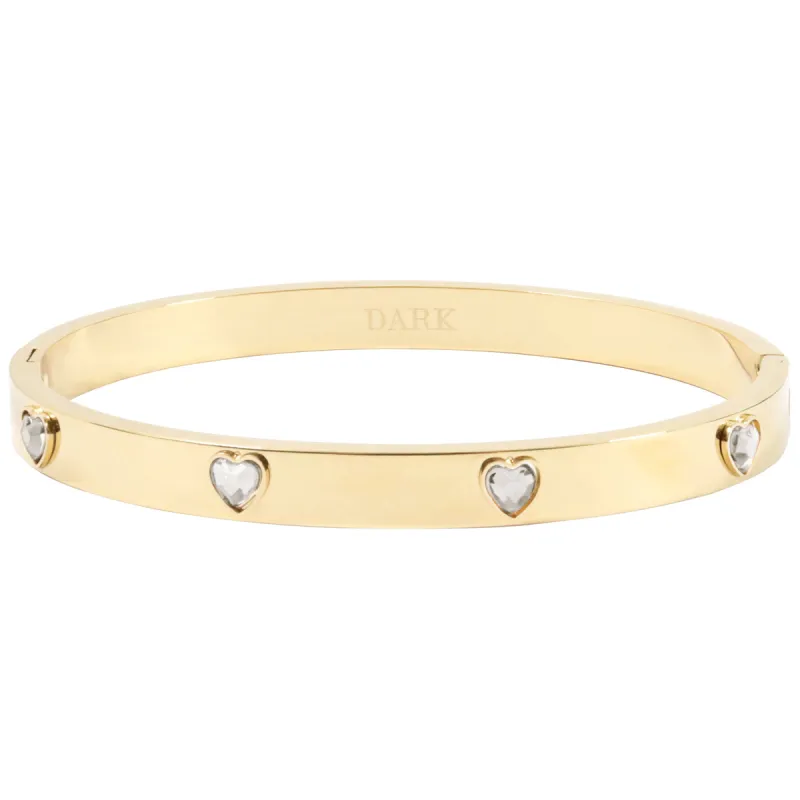 CRYSTAL HEART BANGLE CRYSTAL sold by DARK Department