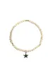 CRYSTAL BEAD BRACELET 4 MM SPARKLED SAND sold by DARK Department
