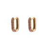 FULL BLING SQUARE HOOPS sold by DARK Department