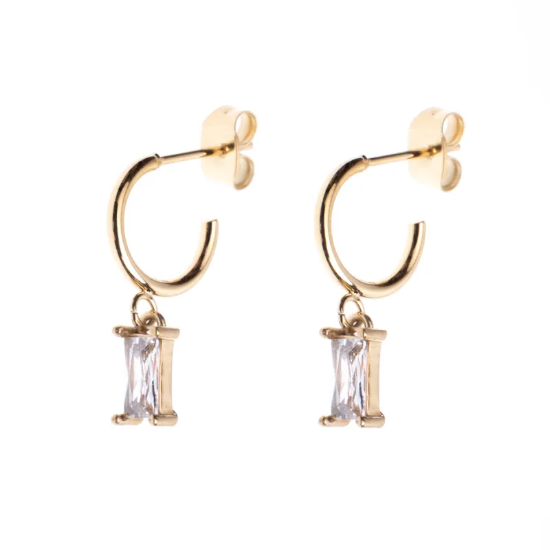 BAGUETTE CRYSTAL CREOLE sold by DARK Department