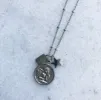 ANGEL COIN NECKLACE SILVER sold by DARK Department