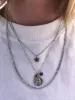ANGEL COIN NECKLACE SILVER sold by DARK Department