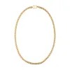 CUBAN CHAIN NECKLACE THIN GOLD sold by DARK Department