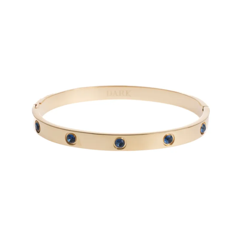 BIG DOT BANGLE NAVY BLUE sold by DARK Department