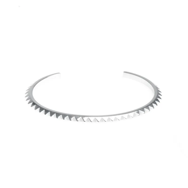 STUD CUFF EXTRA THIN SILVER sold by DARK Department