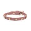 LEATHER STUD BRACELET MINI ROSE sold by DARK Department