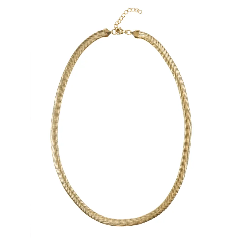 SNAKE CHAIN NECKLACE GOLD 55 CM sold by DARK Department