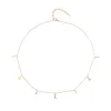 CHARM NECKLACE EXTRA THIN GOLD sold by DARK Department