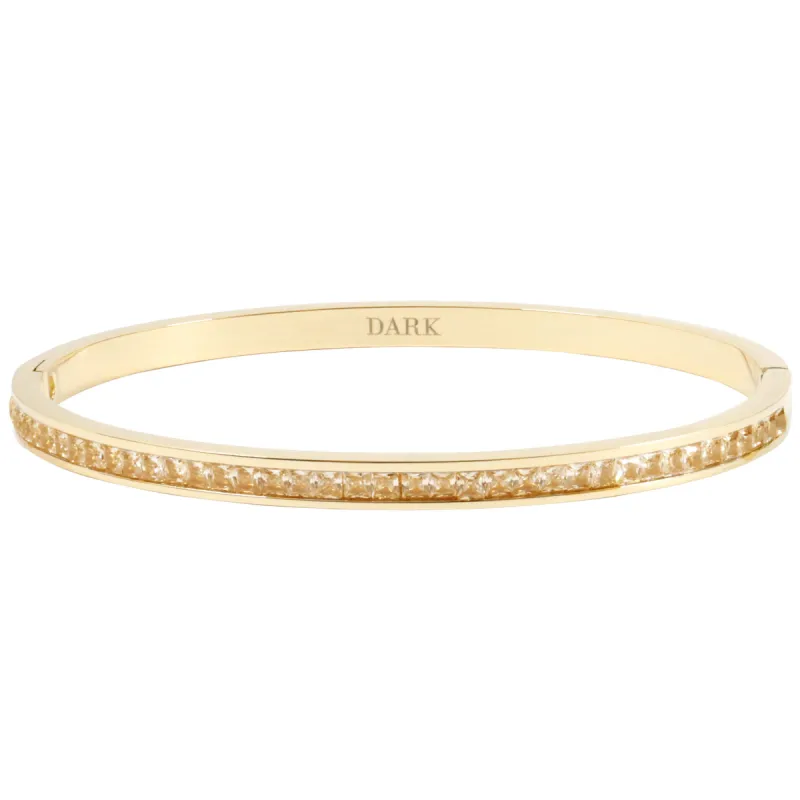 CRYSTAL BANGLE THIN CHAMPAGNE sold by DARK Department