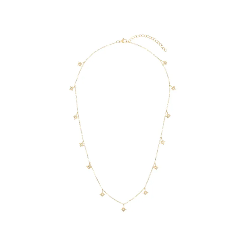 CRYSTAL STAR CHARM NECKLACE sold by DARK Department