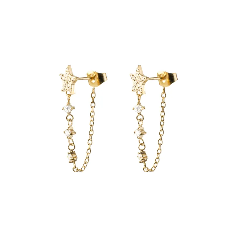 STAR DROP EARRINGS sold by DARK Department