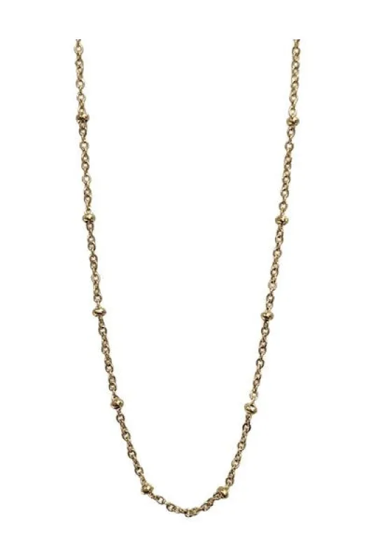DOT CHAIN NECKLACE GOLD 80 CM sold by DARK Department