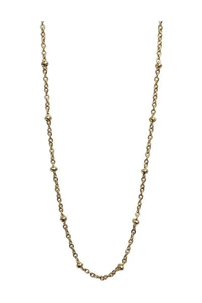 DOT CHAIN NECKLACE GOLD 80 CM sold by DARK Department