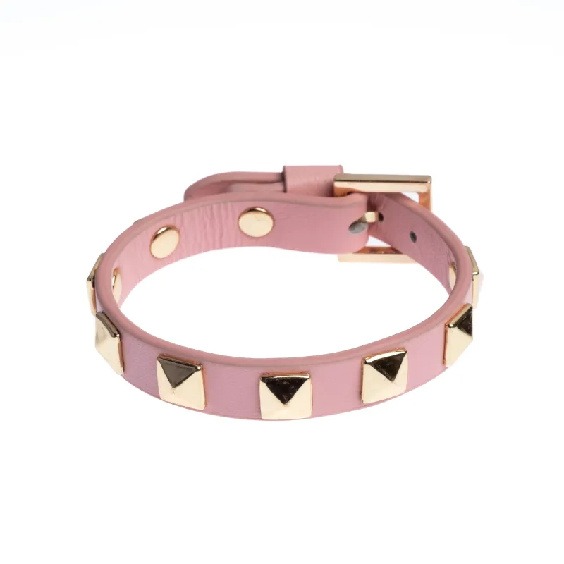 LEATHER STUD BRACELET BLOSSOM sold by DARK Department