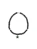 STONE BEAD BRACELET 4 MM ANTRACITE sold by DARK Department
