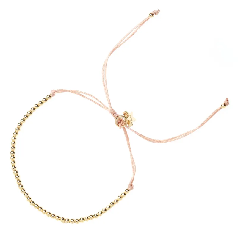 METAL BEAD BRACELET THIN VINTAGE ROSE sold by DARK Department