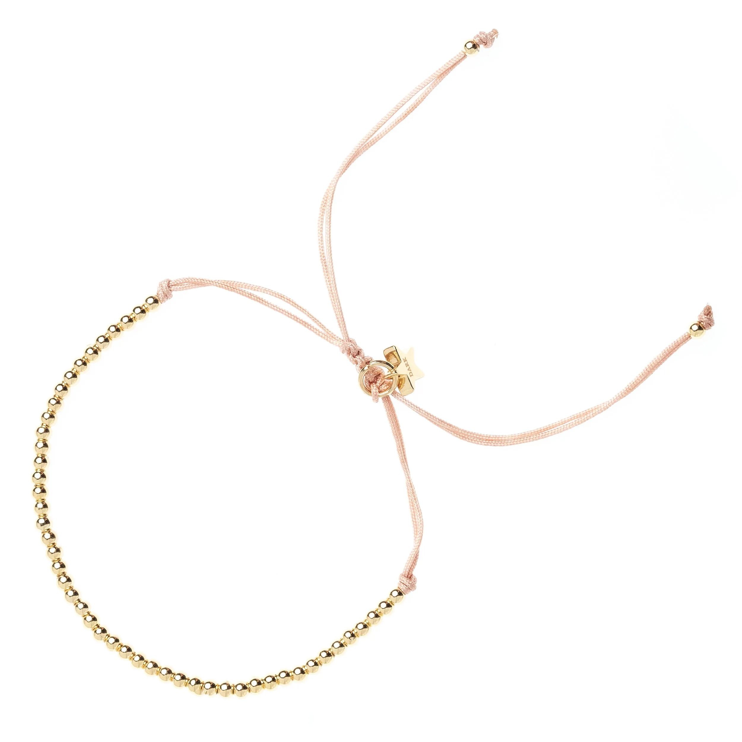 METAL BEAD BRACELET THIN VINTAGE ROSE sold by DARK Department